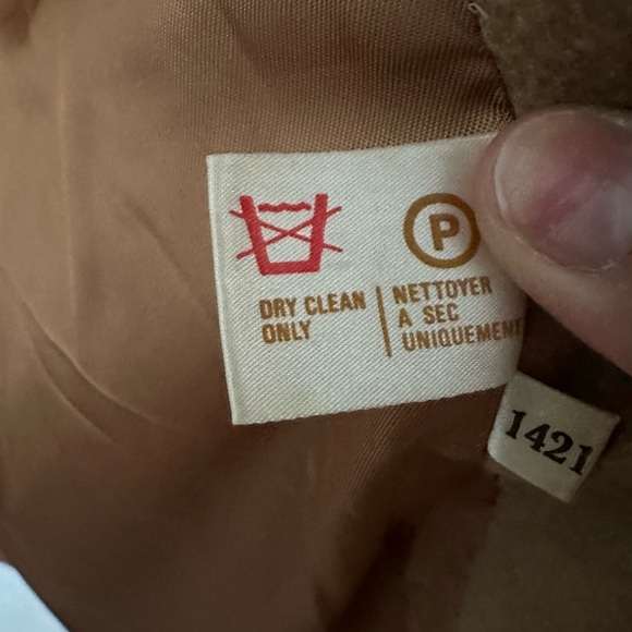 St. Michael Long Tan Cashmere Trench Coat - Picture 8 of 8